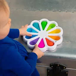 Іграшка тактильна Fat Brain Toys dimpl digits Кольорові пелюстки (F275EN) - мініатюра 6