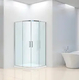 Душова кабіна Dusel A-511 90x90x190 прозоре, Хром, Універсальна, прозорий, хром, 90x90 - мініатюра 3