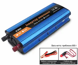 Інвертор KME 2600W 12-220V. Чистий правильний синус. Перетворювач напруги 12V в 220V. З цифровим дисплеєм - мініатюра 5