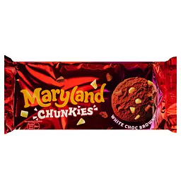 Печиво Maryland брауні зі шматочками білого шоколаду 144 г (949210)