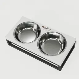 Hollky Base XS — миски на підставці для маленьких собак та котів (2 × 0,25 л) - мініатюра 8