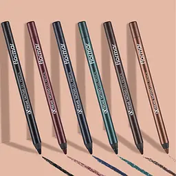 Гелевий олівець для очей Flormar Extreme Tattoo Gel Pencil, 06 Onyx Чорний - мініатюра 4