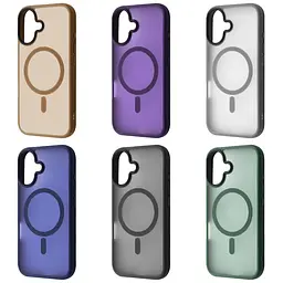 Чохол WAVE Matte Insane Case with Magnetic Ring iPhone 16 в асортименті - мініатюра 1
