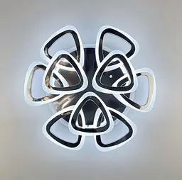 Світлодіона LED люстра на 6+3 ріжки трикутної форми | Арт. A 2502/6+3 RGB CH | Line F - мініатюра 5