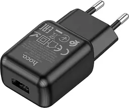 Мережевий зарядний пристрій Hoco C96A 1USB Black [765963] [76659] - мініатюра 3