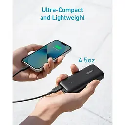 Портативний зарядний пристрій Anker ємністю 5200 мАг для iPhone 15 Series 14/13 Samsung Pixel LG - мініатюра 3