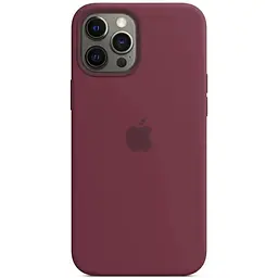 Оригінальний силіконовий чохол Apple Silicone Case MagSafe для iPhone 12 Pro Max (6.7") Plum (MHLA3ZE/A) - мініатюра 4