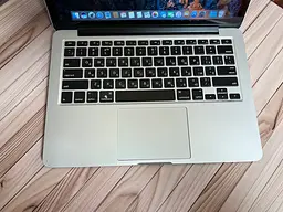 Б/в Ноутбук Apple MacBook Pro 13" 2014 A1502 i7-4558U/16/256 (C02N10PHFH04) - мініатюра 2