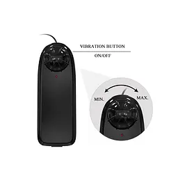 Страпон з вібрацією Ultra Vibrating Doble-Heads LyBaile тілесний - мініатюра 3