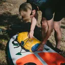 Рюкзак водонепроникний Naturehike CNK2300BS017 15 л жовтий - мініатюра 3