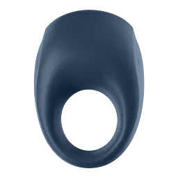 Кільце ерекційне Satisfyer Strong One Ring Vibrator 7.4 см синій - мініатюра 4