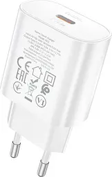 Мережевий зарядний пристрій Hoco N22 PD 25w White (760067) [81007] - мініатюра 3