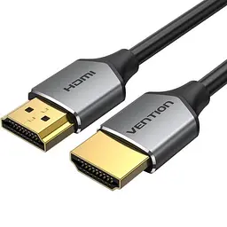 Кабель HDMI M - M, 1.0 м, V2.0, 4K 60Гц PVC сірий Vention - мініатюра 3