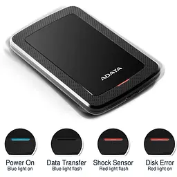Зовнішній жорсткий диск ADATA DashDrive Durable HV300 4TB Black (AHV300-4TU31-CBK) [118131] - мініатюра 6