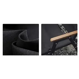 Крісло складане Naturehike CNK2350JJ015, алюміній, чорний - мініатюра 4