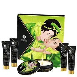Набір Shunga Geisha Secrets Organica Exotic Green Tea - інтимної косметики з ароматом зеленого чаю