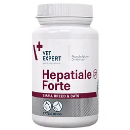 Пищевая добавка Vet Expert Hepatiale Forte Small Breed&Cats для защиты и поддержки печени 40 капсул