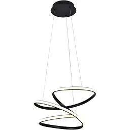 Світильник стельовий Miorro LED Frutto з пультом ДУ та APP 80W 500х450 мм чорний (51-313-018) - мініатюра 2