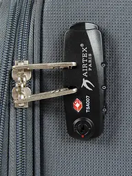 Валіза Великий 78х47х30 тканинний Airtex 825 на 4 колесах Сірий - мініатюра 8