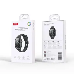 Смарт-часи XO J12 AMOLED Screen Smart Sports Talking Watch Чорний - мініатюра 2