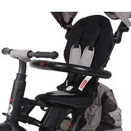 Дитячий складний триколісний велосипед Qplay Rito + Eva сірий (S380-8Grey) - мініатюра 2