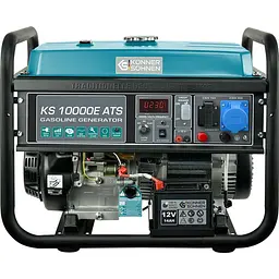 Генератор Синхронний KonnerSohnen KS 10000E ATS, 230В, 8.0кВт, АВР (ATS), електростартер, 87.8кг / 7500 Вт / Бензин (KS10000EATS) - мініатюра 3