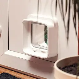 Дверцята для кішок SureFlap Sure Petcare DualScan з мікрочіпом, RFID-бірки для нашийників та сумісність з мікрочіпом, керування - мініатюра 6