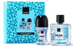 Набір Avon Musk Marine (edt/75ml + deo/50ml) (158511383) - мініатюра 1