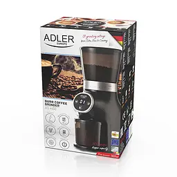 Кавомолка жорнова Adler AD 4450 - мініатюра 10