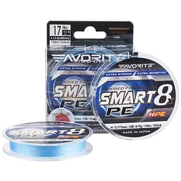 Шнур Favorite Smart PE 8x 150м 2.0/0.242mm 25lb/13.8kg Sky Blue (1693.10.76) - мініатюра 2
