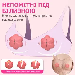 Вібратор для сосків I’MCUM Nipple Lovers 10 режимів вібрації Рожевий (IM-ZDB366) - мініатюра 5