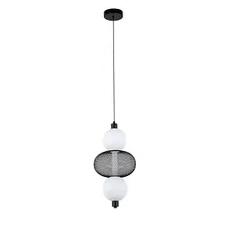 Світильник підвісний LED Levistella 7812032 BK, 4W, 3000K, чорний метал, для вітальні