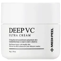 Крем для сяйва шкіри обличчя Medi-Peel Dr.Deep VC Ultra Cream поживний вітамінний 50 мл