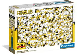 Пазл Clementoni Impossible: Снупі та друзі, Пінатс (Impossible Peanuts Snoopy and Friends Puzzle - 500 pcs.), 500 ел. (35806)