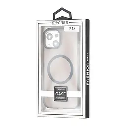 Чохол Groove Matt Case with MagSafe iPhone 15 Black - мініатюра 2
