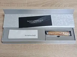 Ніж сантоку 20 см Damascus DK-OK 4004 AUS-10 Дамаська сталь 67 шарів - мініатюра 9