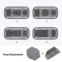 Фотосумка K&F Concept Alpha Camera Sling Bag Сірий, 10L (KF13.157) - мініатюра 4