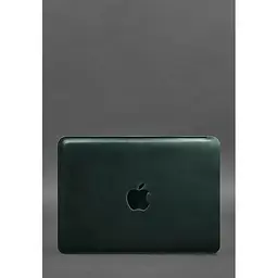Шкіряний чохол BlankNote Crazy Horse для MacBook 13 дюймів Зелений - мініатюра 6