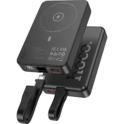 Зовнішній акумулятор Hoco Q24 Elegant MagSafe 10000mAh 22.5W Black [117330] - мініатюра 3