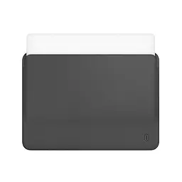 Чохол WiWU Skin Pro II Leather Sleeve Case для MacBook Air 13 (2018-2025) / Pro (2016-2022) (Grey) [46443] - мініатюра 2