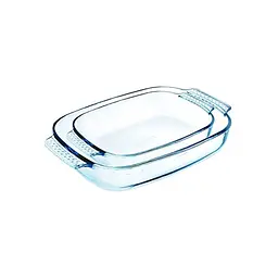 Форма для выпекания Pyrex Classic прямоугольная набор 2 шт 2.6 л 1.9 л (912S967/7045)