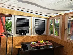 Жалюзі-плісе самоклейні на вікна 60 x 180 см чорні (BLINDS-BLACK60X80) - мініатюра 10