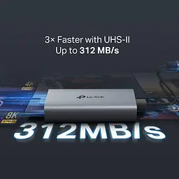 Кардрiдер TP-Link iдер USB 3.0 Type-C до SD microSD UA440C (UA440C) - мініатюра 7
