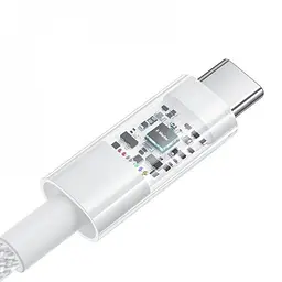 Кабель Baseus Gem Fast-Charging Type-C to Type-C 100W 2m white (P10373000211-01) - мініатюра 6
