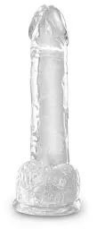 Фалоімітатор Pipedream King Cock 7 Inch, 17.8 см (прозорий) - мініатюра 2