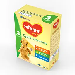 Суха молочна суміш Milupa 3, 600 г - мініатюра 2