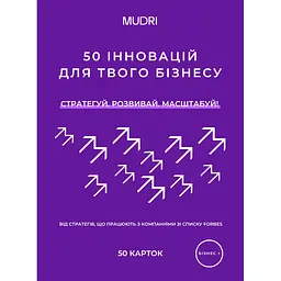 Набір карток Mudri 50 інновацій для твого бізнесу