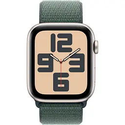 Смарт-годинник Apple Watch SE 2 GPS 40mm Starlight Aluminium Case with Lake Green Sport Loop 2024 [MXEH3] [123339] - мініатюра 2