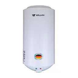 Водонагрівач WILLER Palermo, 2 кВт, "мокрий" ТЕН, 30 л, Slim, універсальний, білий (AEVH-30R)