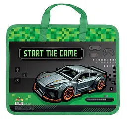 Тека пластикова з текстильними ручками Kidis, Supercar